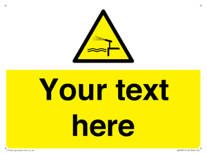 Custom warning water cannon